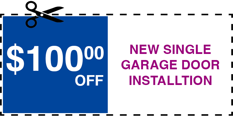 100 off garage door repair Woodside Far Rockaway