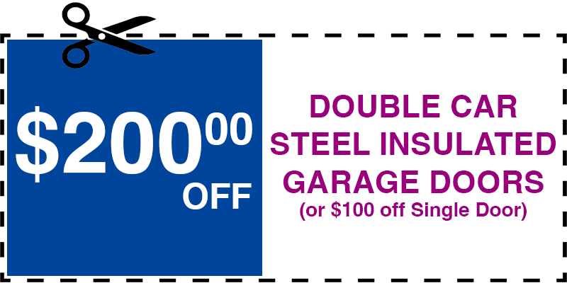 200 off garage door repair Woodside Far Rockaway